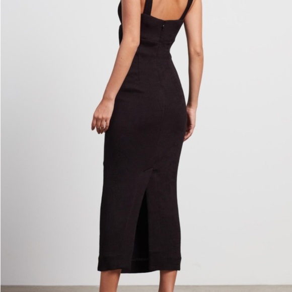 NWT Shona Joy Black One Shoulder Dress - Picture 2 of 7